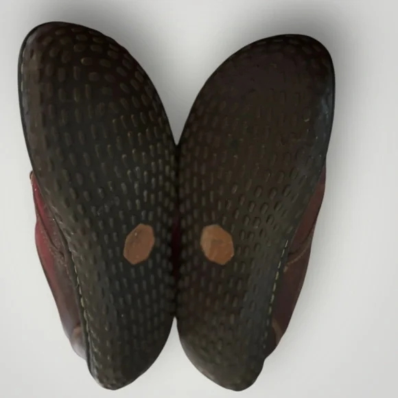 Born Brown Leather Lace Up Oxford Classic Comfort Shoes Women’s Size 9.5 - Picture 9 of 11